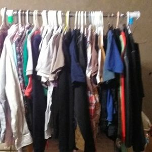 Have racks and racks of clothes...